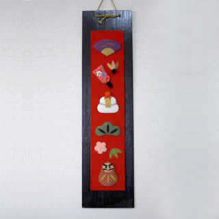 お正月の壁飾り